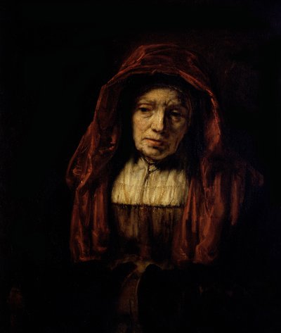 Porträt einer alten Frau von Rembrandt van Rijn